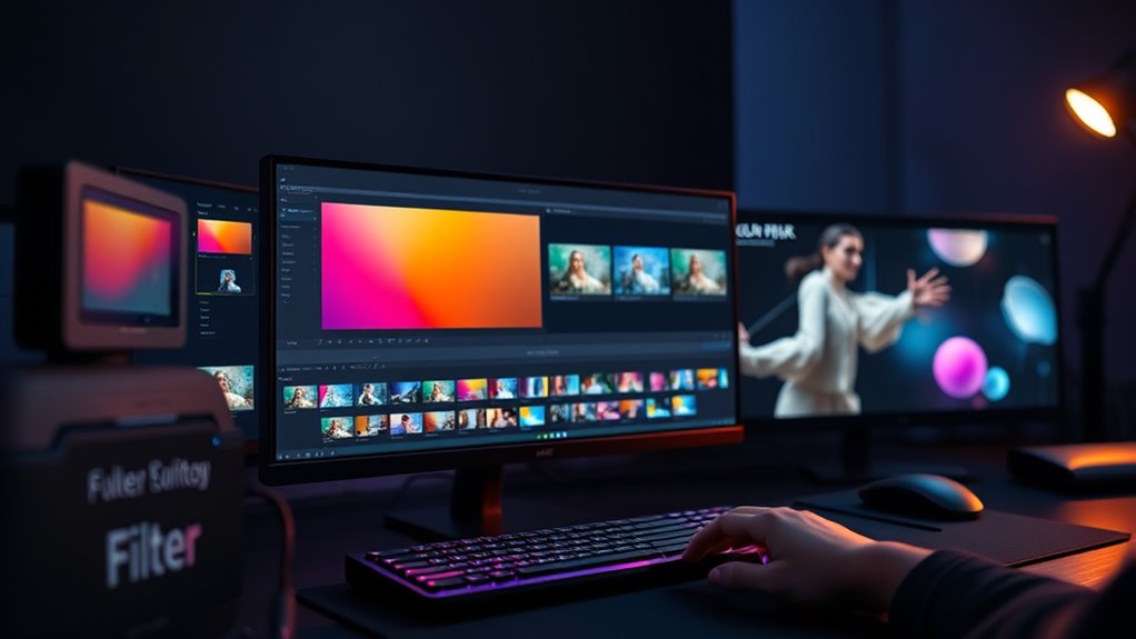 color matching and filtering