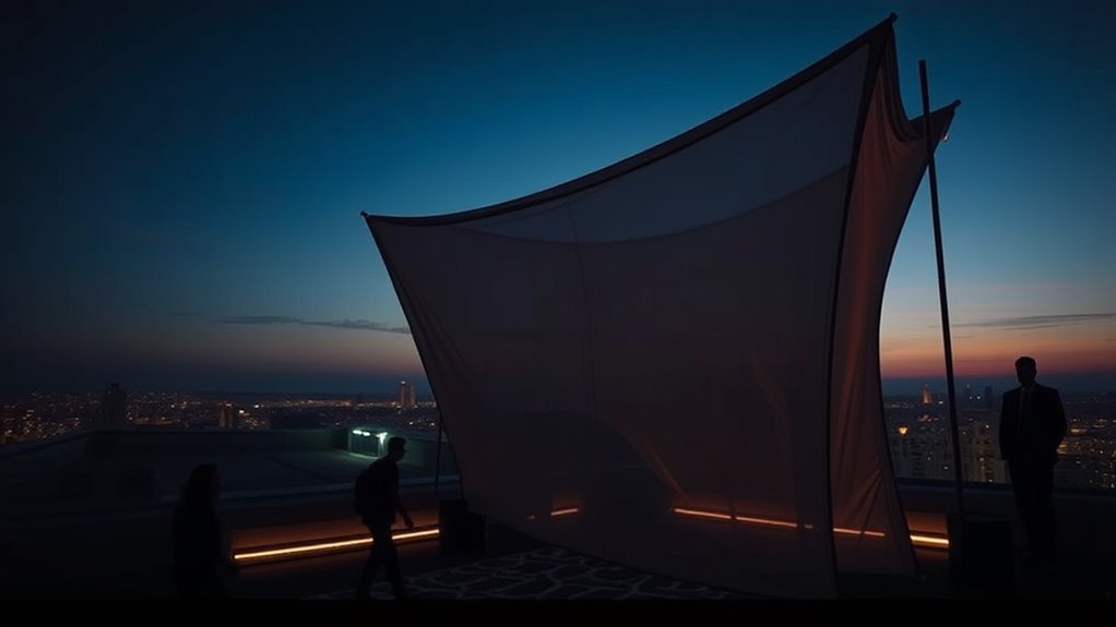 create mysterious visual engagement
