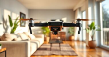 indoor mini drone shooting