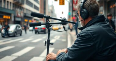 outdoor recording in noise