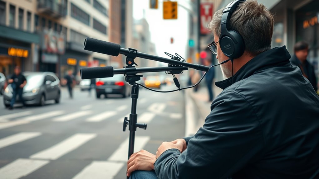 outdoor recording in noise