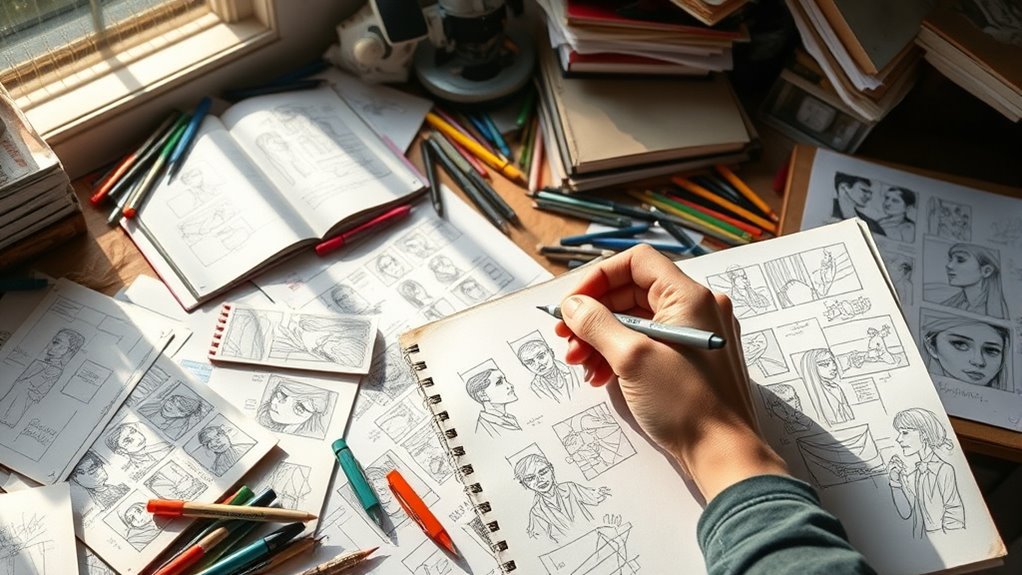 visual storytelling with character