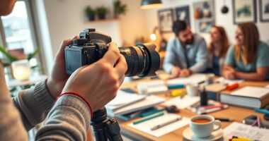behind the scenes content creation