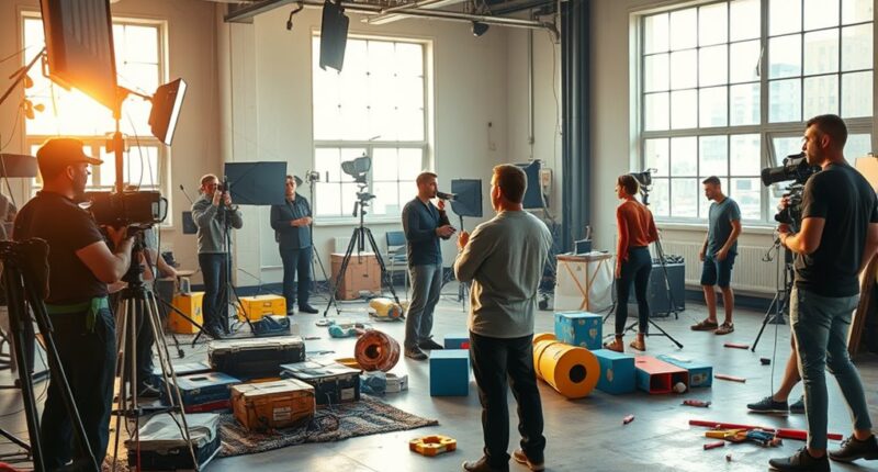 behind the scenes content series