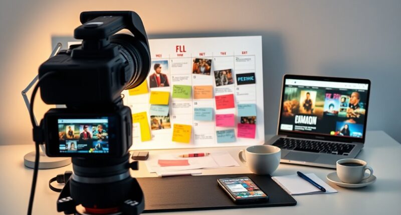 film release social media planning