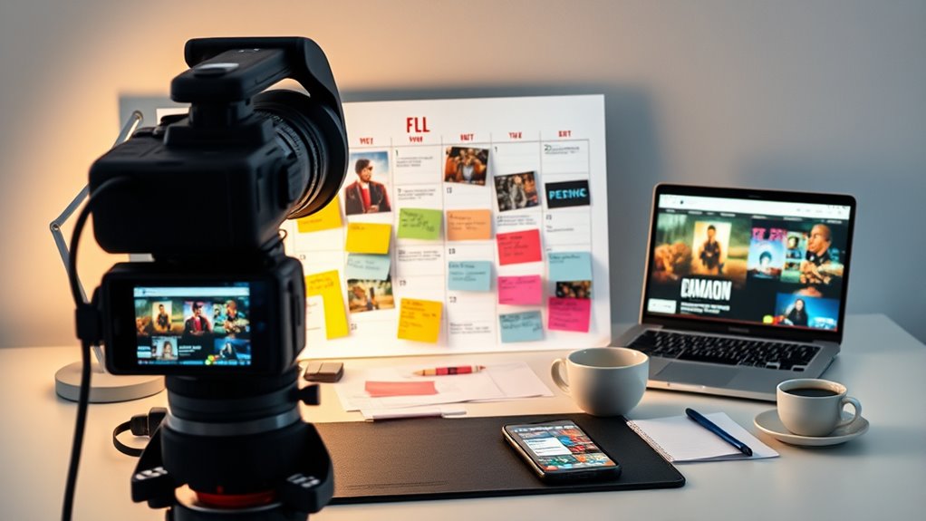 film release social media planning