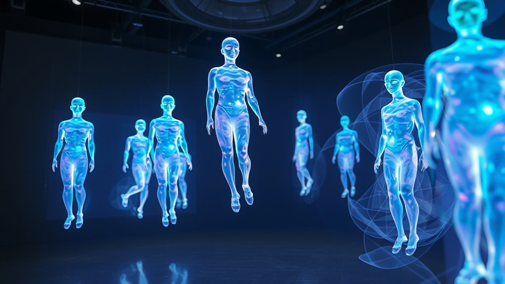 immersive 3d holographic experiences