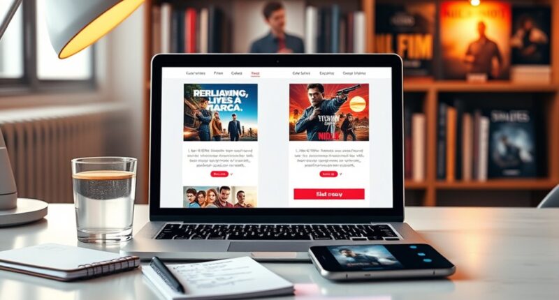 promoting films via email