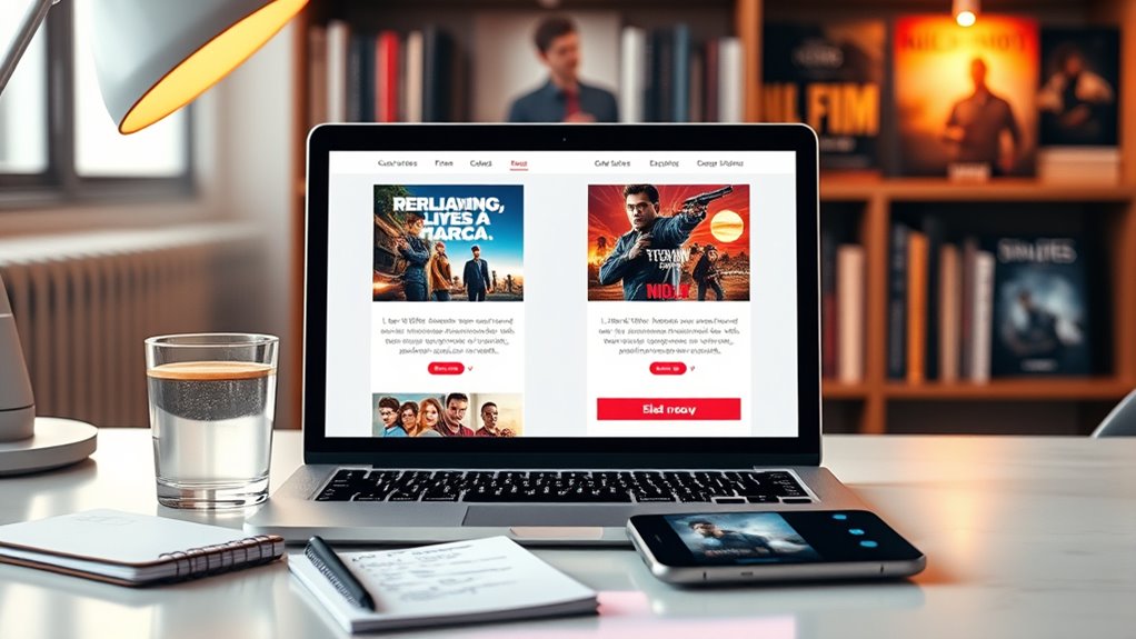 promoting films via email