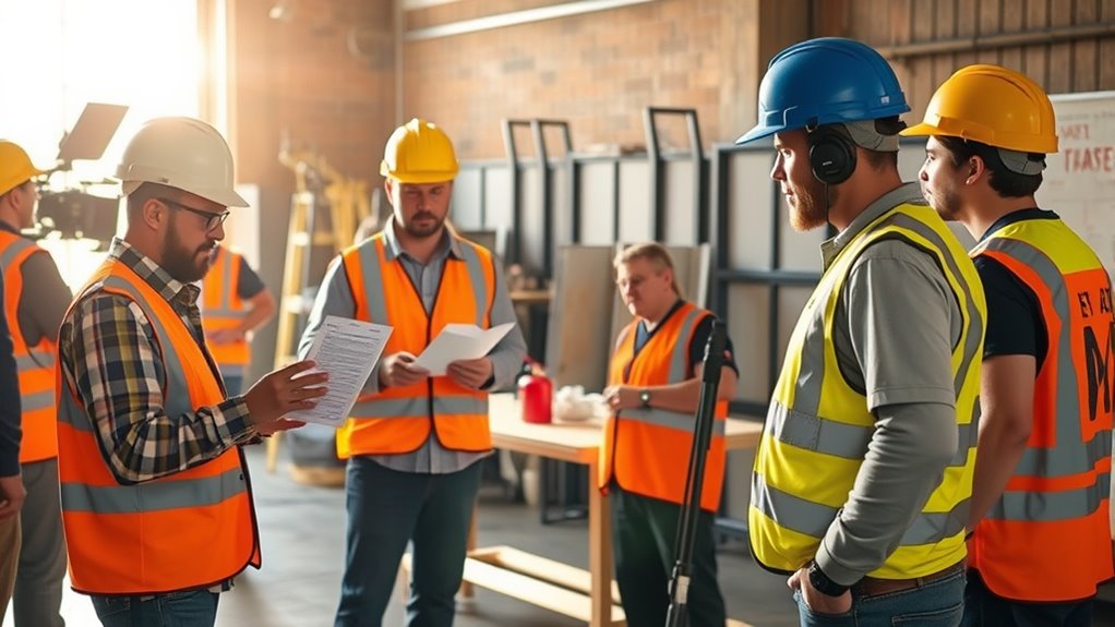 set safety procedures