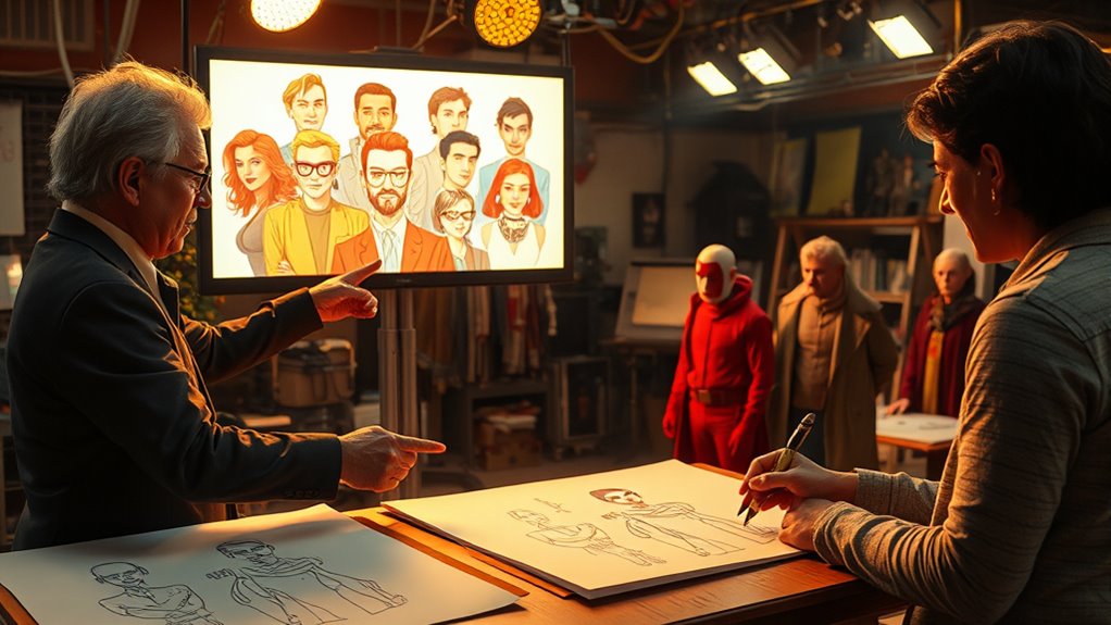 visual storytelling for characters