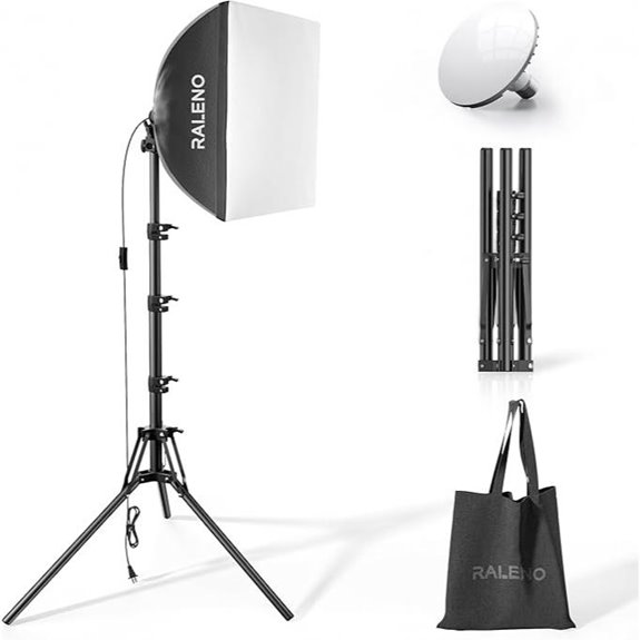 RALENO 16” Softbox Lighting Kit for Video & Photo