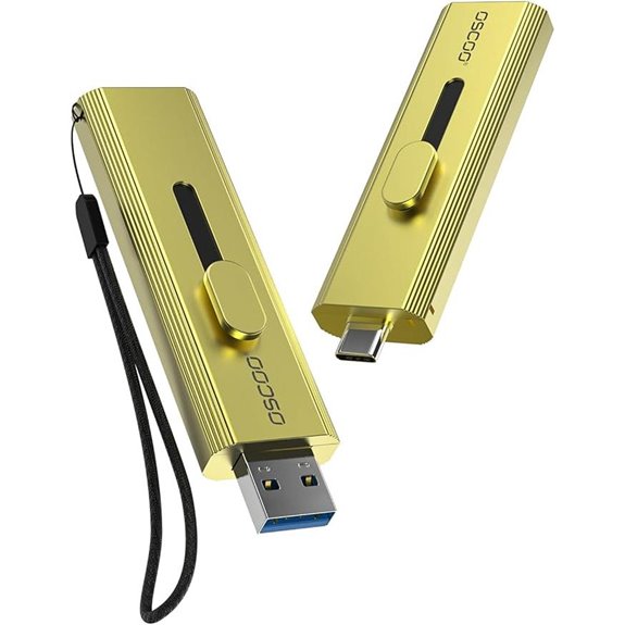 1TB External SSD Drive with USB 3.2 Dual-Drive Type-C