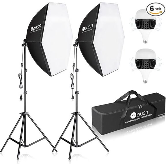 HPUSN 30 Softbox Photography Lighting Kit