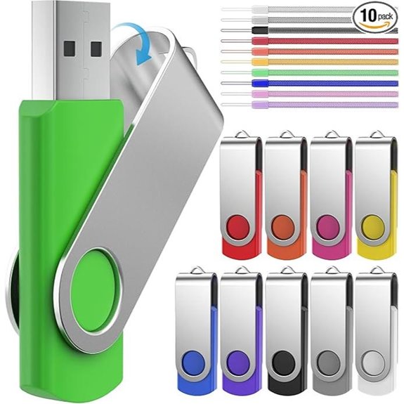 FEBNISCTE 32GB USB Flash Drive 10 Pack