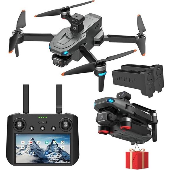 NewUpgraded 4K Drone with Camera GPS and Long Battery