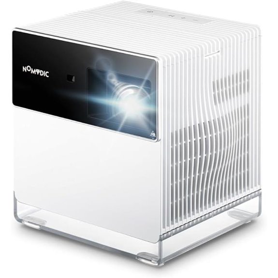 NOMVDIC P1000 4K Short Throw Projector with Sound