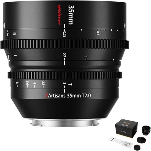 7artisans 35mm T2.0 Cine Lens for Sony E-Mount