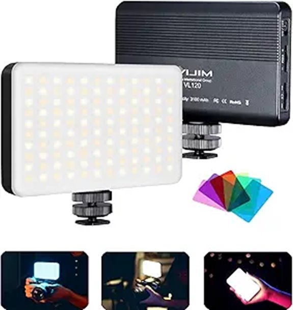 VIJIM VL120 Bi-Color LED Video Light for Cameras