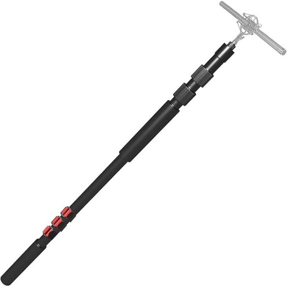 Extendable Handheld Boom Pole for Microphones