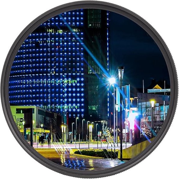 Walking Way 49MM Blue Streak Variable Lens Filter