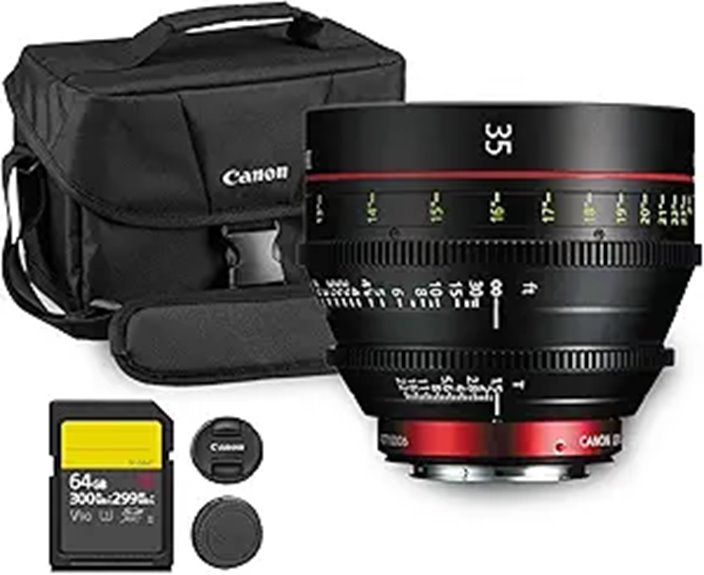 Canon CN-E 35mm T1.5 L Cinema Prime Lens with Bag & Card