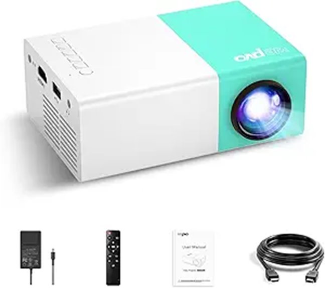 Mini Portable LED Movie Projector for Home & Travel