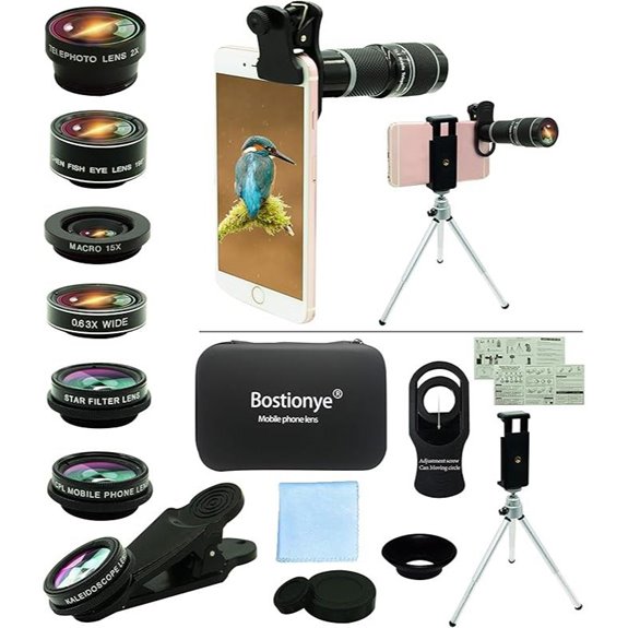 11-in-1 Phone Camera Lens Kit with Tripod