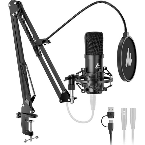 MAONO Condenser Microphone with Cardioid Sound Chip