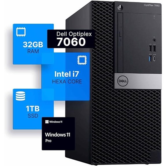 Dell Optiplex 7060 Tower Desktop with i7-8700