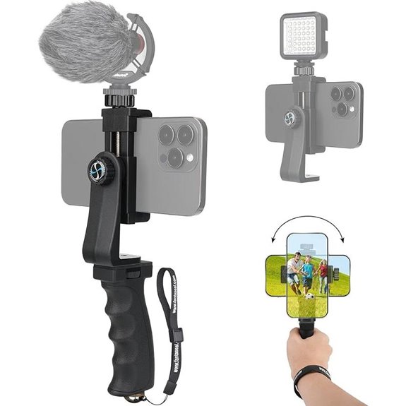 Ergonomic Cell Phone Vlogging Hand Grip Stabilizer Kit
