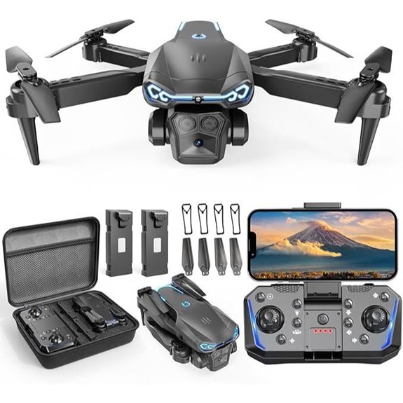Foldable Drone with 1080P Camera and 3 Speed Modes