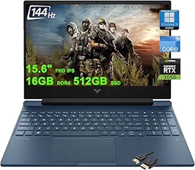 HP Victus 15 Gaming Laptop with RTX 3050