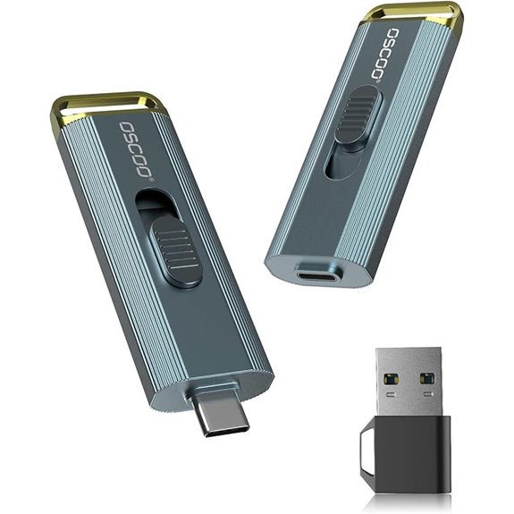 1TB Portable SSD with USB-C & A for Creators