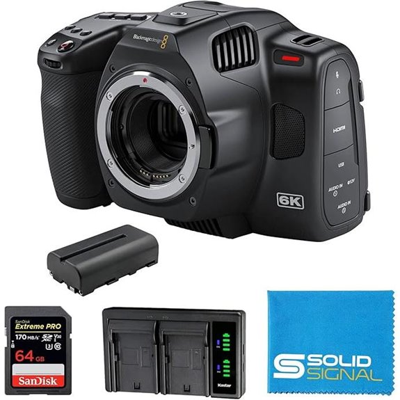 Blackmagic Pocket Cinema Camera 6K Pro Bundle