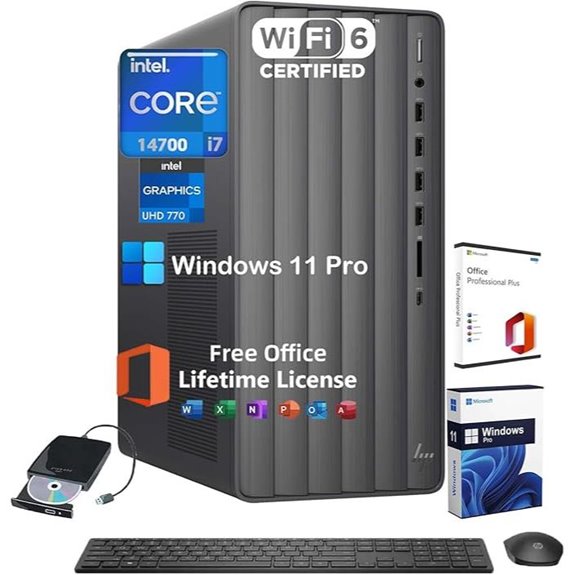 HP Envy Desktop PC with i7-14700 64GB RAM