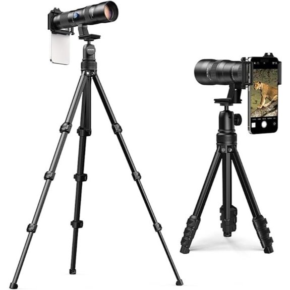 MIAO LAB 20-60X Telephoto Phone Lens with Tripod