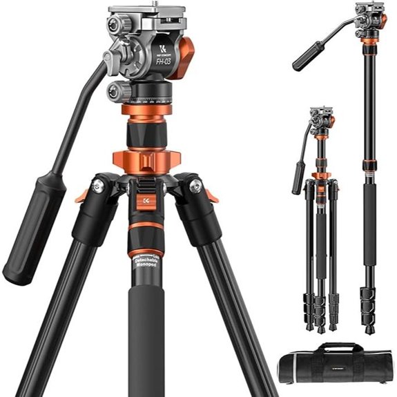 K&F Concept 83 Tripod for DSLR and Video