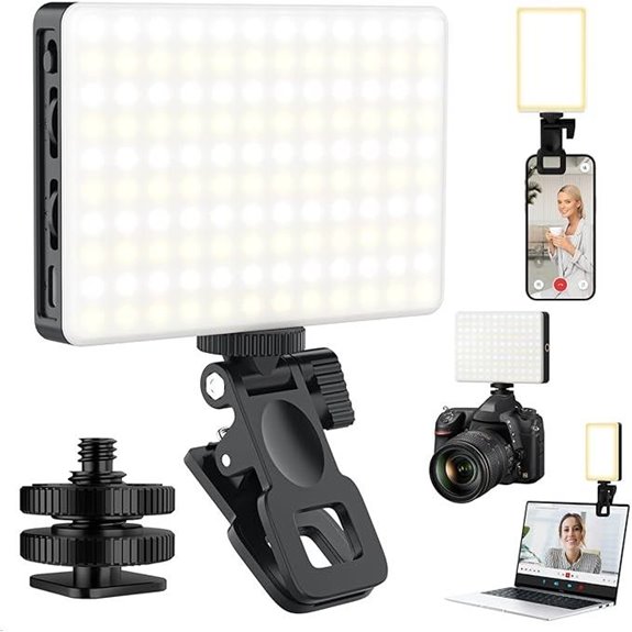 120 LED Selfie Light for iPhone with Tripod Adapter