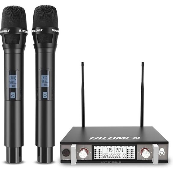 Wireless UHF Microphone System with Long Range