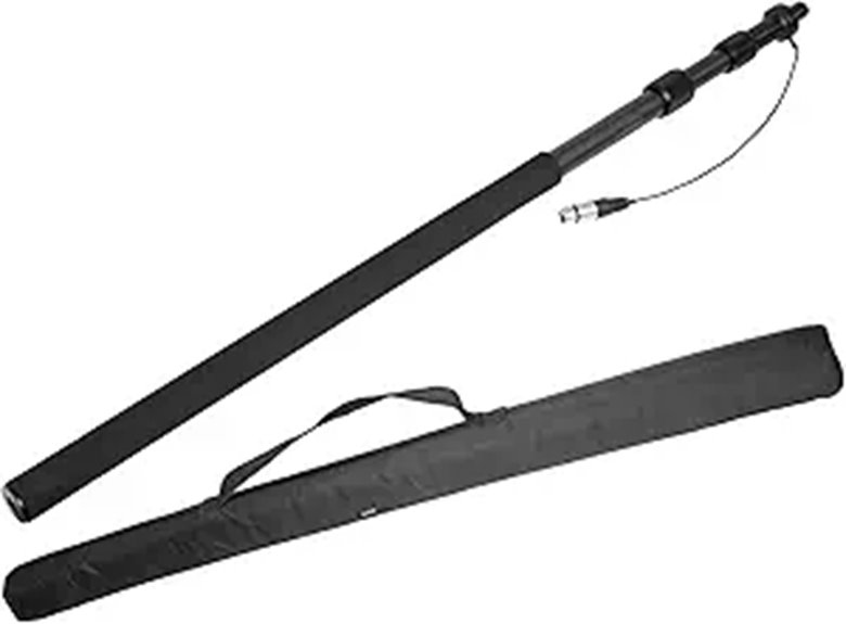 Movo CMP-25 Microphone Boom Pole with Cable