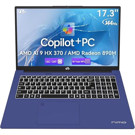 NIMO 17.3 AI Laptop with Ryzen 9 & 1TB SSD