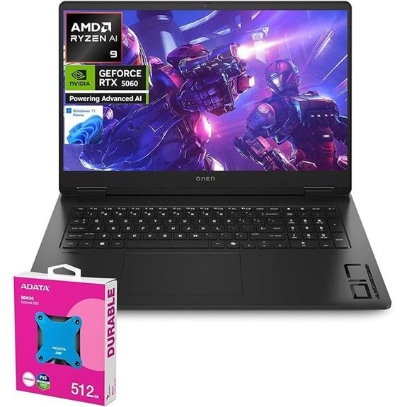 HP OMEN 17.3 RTX 5060 Gaming Laptop Bundle