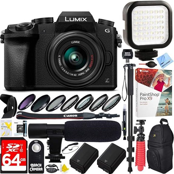 Panasonic LUMIX G7 4K Camera Bundle with Accessories