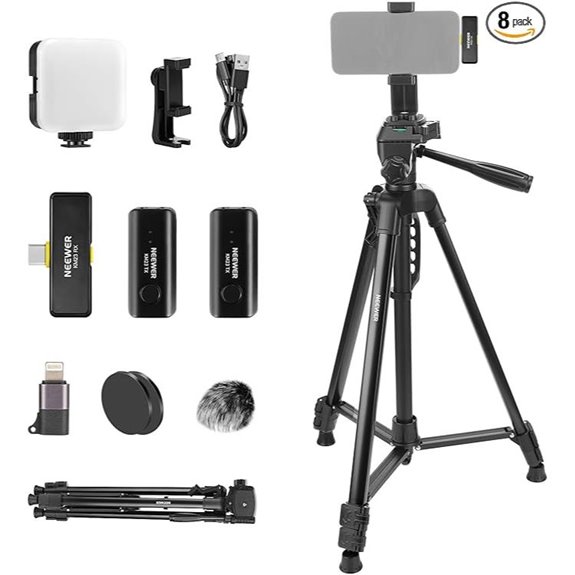 NEEWER Vlogging Kit for Phones with Tripod & Microphone