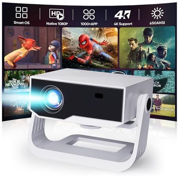 portable 4k wifi projector