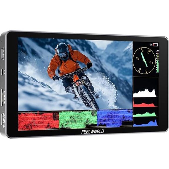 FEELWORLD P6XL 6-inch HDR DSLR Monitor with Battery