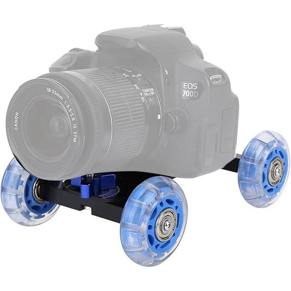 Portable Camera Dolly Slider for DSLRs and Camcorders