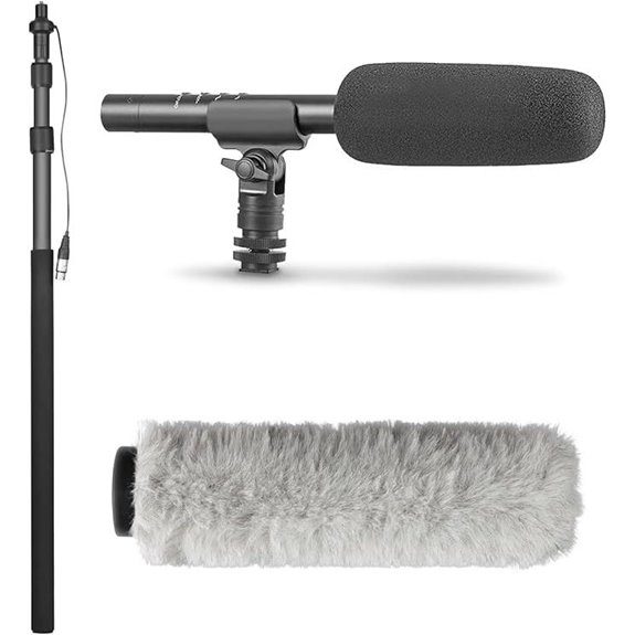 Movo XLR Microphone & Boom Pole Kit