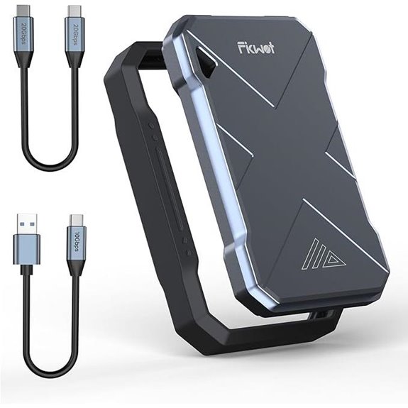 1TB Portable SSD with USB-C Shockproof & Water-Resistant